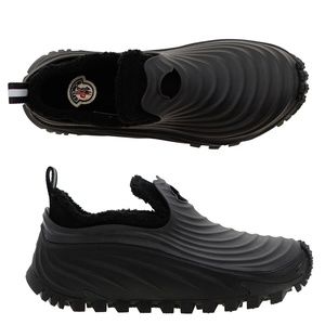 Moncler Acqua Rain Boots Shoes Sneakers Black Size 43 / 10 US New